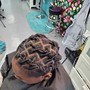 Braid down (weave prep)