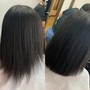 SILK PRESS (FLAT  IRON) NO TREATMENT