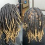 DREAD/LOC ROSE PETAL HAIRSTYLE