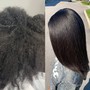 SILK PRESS (FLAT  IRON) NO TREATMENT