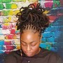 Locs Flexi Rods styling For Ear to Shoulder lengths ADD ON