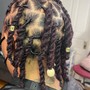 Marley Twist over locs