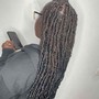 Half of head loc retwist