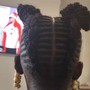 Small Natural Hair Braid or Twist  (No Hair Added)