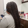 2 Feeding  braids straight back