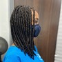 2 Feeding  braids straight back