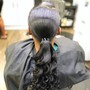 Ponytail with weave