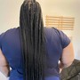 Medium Knotless Braids