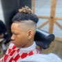 Young men cut