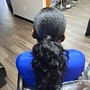 Partial Curly weave, Sew-In