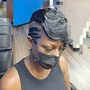 Shampoo & Finger Twist/ comb twist short hair