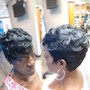 Shampoo & Finger Twist/ comb twist short hair