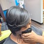 Weave sew-in pre-track