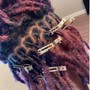 Distressed locs