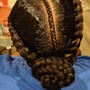 Flat twist with two strand twists