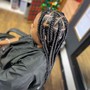 Large Knotless Box Braids