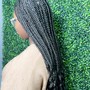 Kid's Braids/ cornrows with hair added