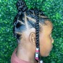 Boho Braids hair added