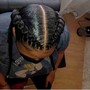 Cornrows 2 feedins