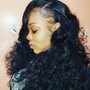 Lace closure sewin