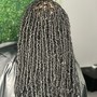 large mid back Box Braids