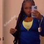 large knotless box braids