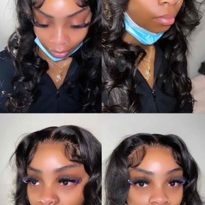 frontal wig install side part