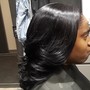 Shampoo/ Style (relaxed hair)