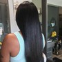 Shampoo/Silk Press (natural hair)