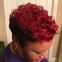 Beauty For Ashes Makeover (Natural Hair): All Over Color, Silk Press, Women's Cut