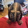 Quick Weave blunt bob (leave out )