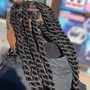 4-6 Stitch Braids ( no extensions)