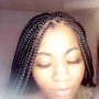 Two strand twist natural hair (medium)