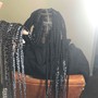 Large extended Box Braids