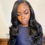 Quick Weave  with leave out