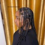 Burned box braids ends