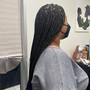 2 Feeding  braids straight back