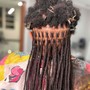 Loc retwist  with  2 strand (shoulder)