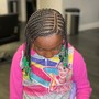 Half Braids/half weave