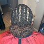 Cornrows for weave