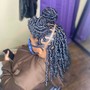 Half Head Loc Retwist/style