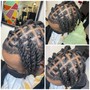 Loc wash,retwist and style