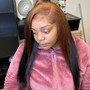 Sew in with leave out