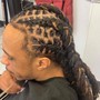 Loc wash,retwist and style