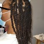 Adult Cornrows or Flat Twists with Individuals