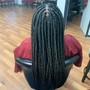 Curly Ends to Individual Braids