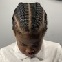 Fulani braids with boho twist