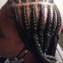 BOHO Bohemian Knotless Braids (medium size)