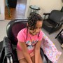 Kid braid styles, crochets or added weave styles