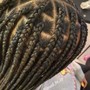 Medium Knotless Braids